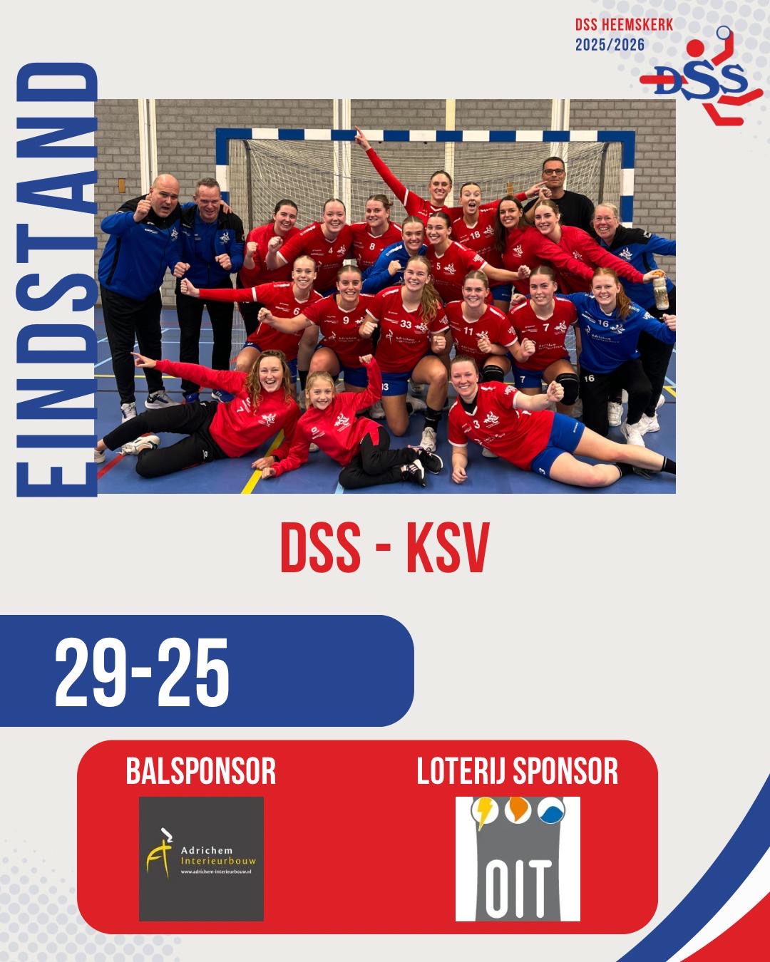 Goede samenwerking zorgt voor de punten bij DSS