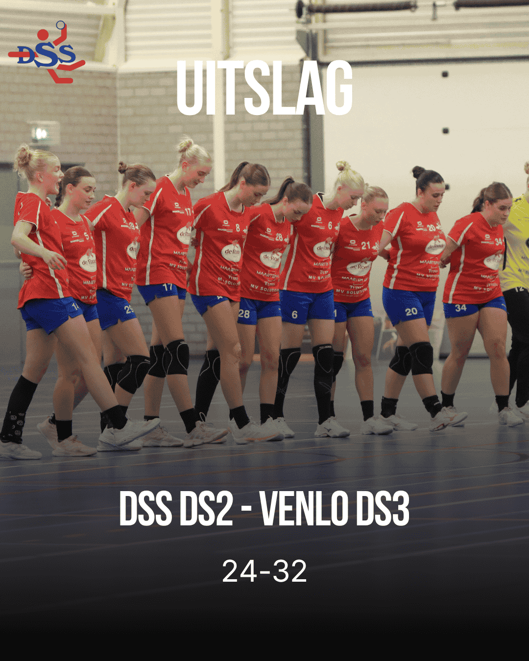 DSS stapt met opgeheven hoofd van het veld na goede 2e helft