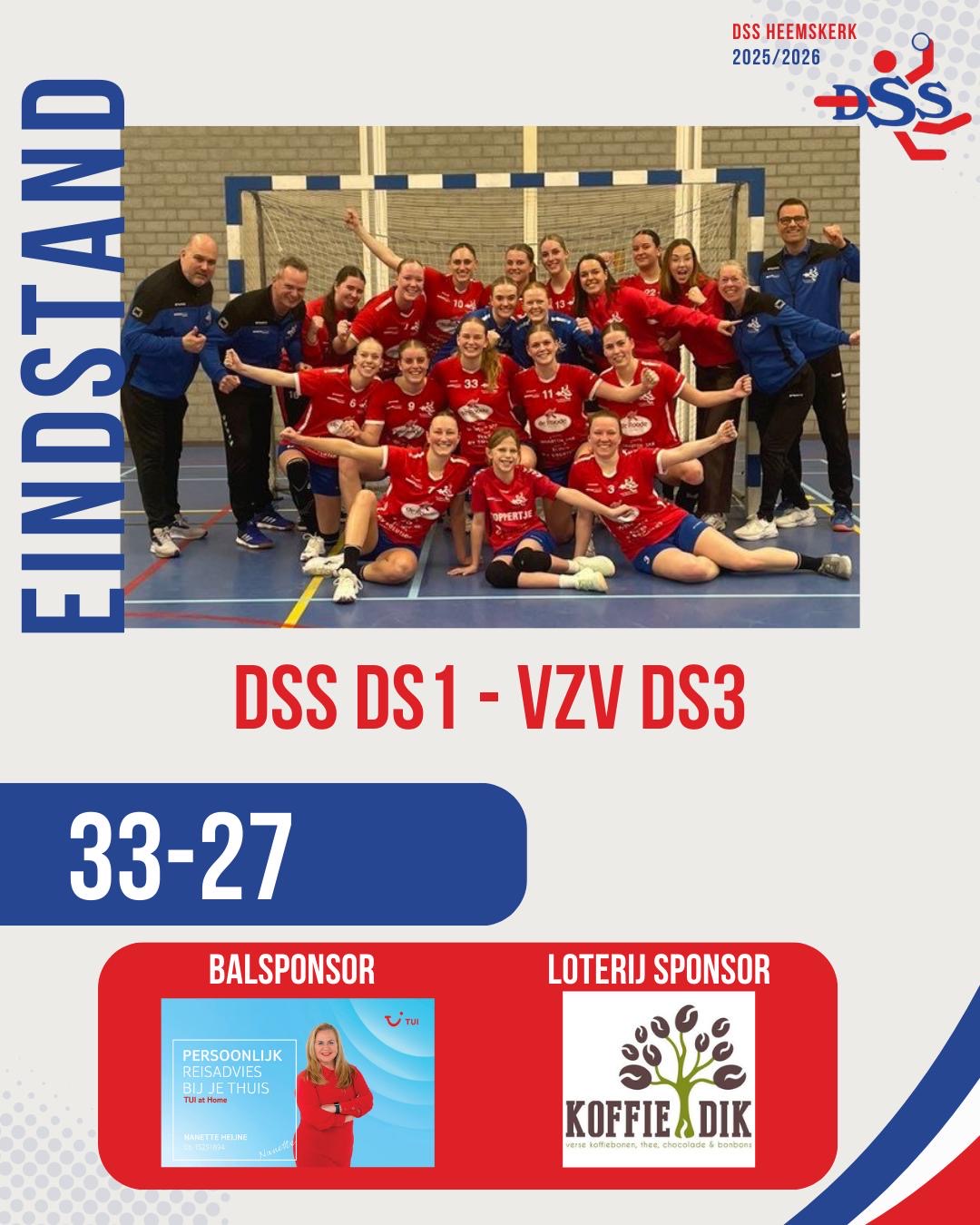 DSS wint in eigen huis en speelt zich zo goed als veilig