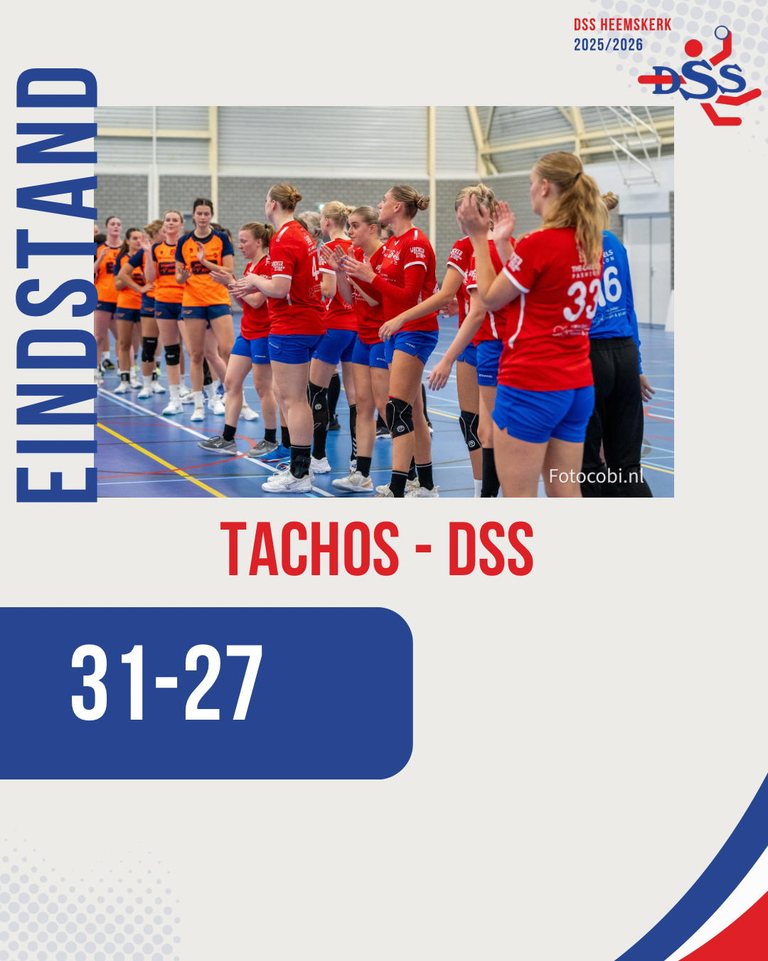 Een wedstrijd met een stijgende lijn, maar zonder punten voor DSS