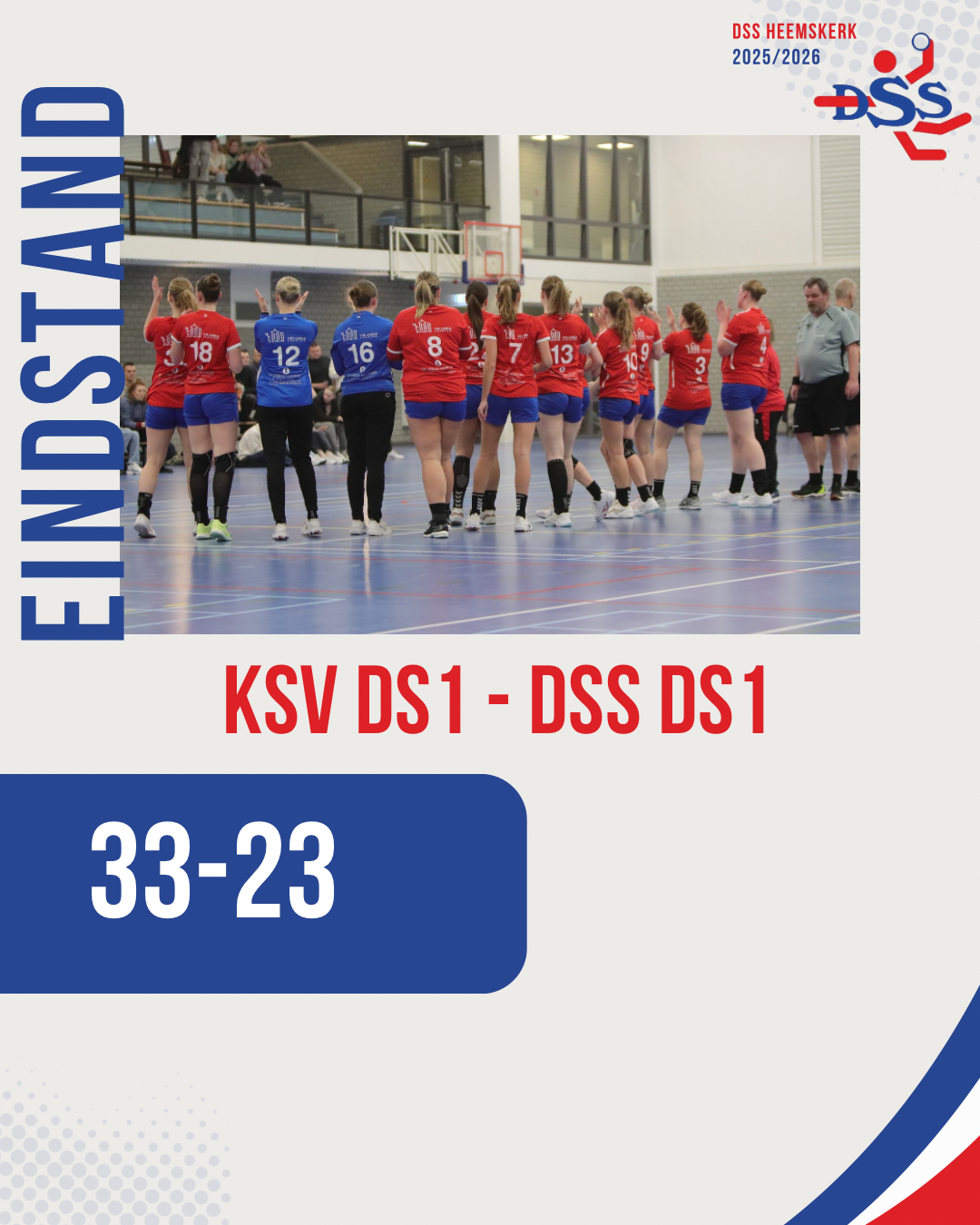 Matige tweede helft zorgt voor puntloze avond voor DSS